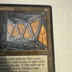 MTG Mana Crypt - LP - Book Promos, English Book Insert - Image 4