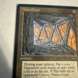 MTG Mana Crypt - LP - Book Promos, English Book Insert - Image 5