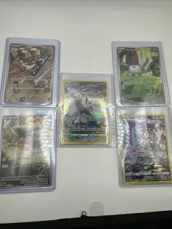 Pokemon Full Art Lot 5 Cards From Random Sets NM/M. All Cards Shown - Image 1