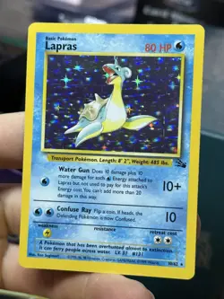 Haunter 6/62 Lapras 10/62 Fossil 1999 Holo Rare Vintage Pokemon Card Lot WOTC - Image 2