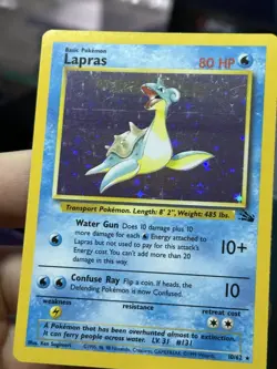 Haunter 6/62 Lapras 10/62 Fossil 1999 Holo Rare Vintage Pokemon Card Lot WOTC - Image 5