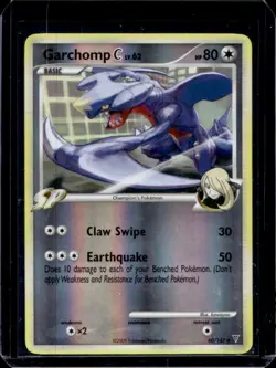 2009 Pokemon Platinum Supreme Victors Garchomp C Reverse Holo #60/147 - Image 1