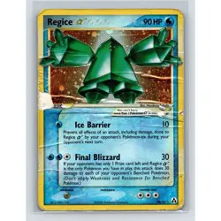 Regice Gold Star 90/92 Holo EX Legend Maker Ultra Rare Pokemon - Image 1