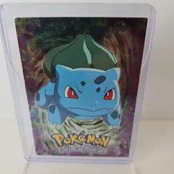 1999 Pokemon Movie Animation Card #01 E1 of 12 Bulbasaur *RARE FOIL Vintage - Image 1