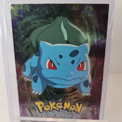 1999 Pokemon Movie Animation Card #01 E1 of 12 Bulbasaur *RARE FOIL Vintage - Image 2