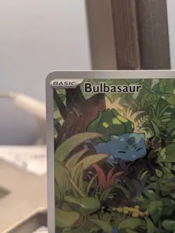 Pokemon TCG Bulbasaur Illustration Rare 151 166/165 Near Mint - Image 3