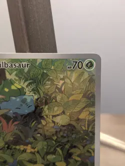 Pokemon TCG Bulbasaur Illustration Rare 151 166/165 Near Mint - Image 4