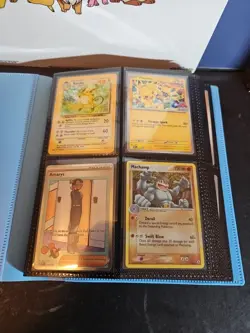 160 Pokemon Binder Collection | 30+ Vintage/WOTC/EX's+ Modern Holos + More - Image 1