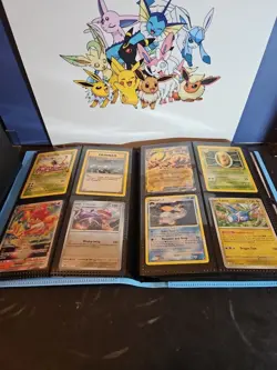 160 Pokemon Binder Collection | 30+ Vintage/WOTC/EX's+ Modern Holos + More - Image 3
