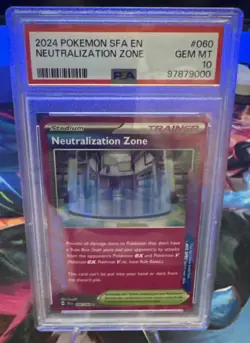 2024 Pokemon Shrouded Fable Neutralization Zone #060 Double Rare PSA 10 - Image 1