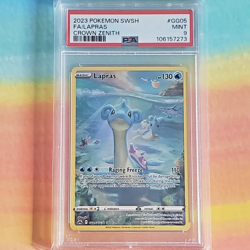 Pokemon PSA 9 Lapras #GG05 Full Art Crown Zenith 2023 English - Image 2