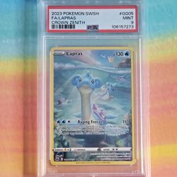 Pokemon PSA 9 Lapras #GG05 Full Art Crown Zenith 2023 English - Image 4