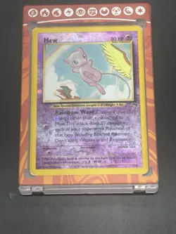2001 Pokemon Southern Islands Mew 1/18 Reverse Holo Promo WOTC NM/LP + Swirl - Image 1