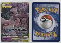 Mewtwo & Mew GX Pokemon Sun & Moon Unified Minds #71 - Image 3