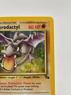 Pokemon TCG Aerodactyl Fossil 1st Edition Holo Unlimited Rare - Image 4