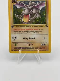 Pokemon TCG Aerodactyl Fossil 1st Edition Holo Unlimited Rare - Image 5