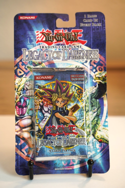 2002 Yugioh LOD 1st Edition Legacy of Darkness Blister Pack Sealed TCG - Image 1