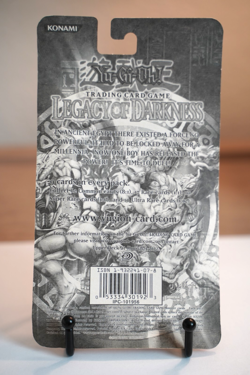 2002 Yugioh LOD 1st Edition Legacy of Darkness Blister Pack Sealed TCG - Image 2