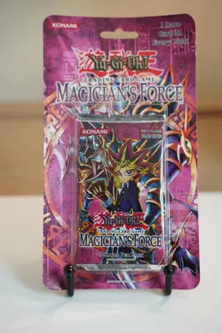 2003 Yu-Gi-Oh Magician’s Force Unlimited Blister Pack Sealed TCG Booster - Image 1