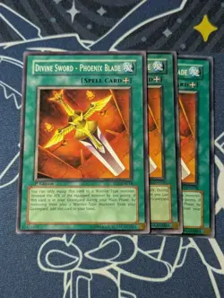3x Divine Sword Phoenix Blade - Common (NM) - Yugioh Playset - Image 1