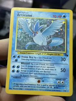 Articuno 2/62 Muk 13/62 Fossil 1999 Holo Rare Vintage Pokemon Card Lot WOTC - Image 5