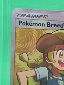 Pokemon Breeder 73/73 Shining Legends Ultra Rare Full Art Holo Trainer Card - Image 2