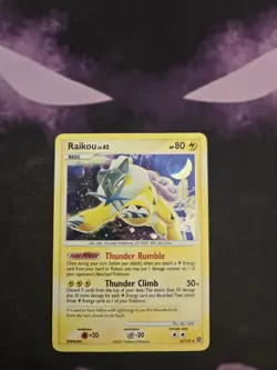 Raikou LV.42 16/132- Secret Wonders Cracked Ice Rare Holo Pokemon Card - Image 1