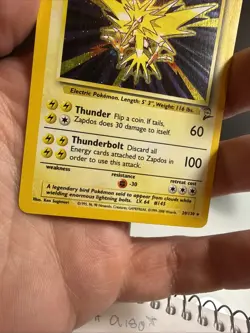 Pokemon Zapdos Base Set 2 Holo Card 020/130 NM-Mint Condition - Image 5