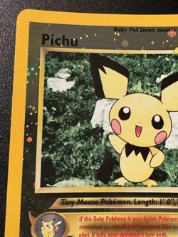 Pichu Promo 35 WoTC Black Star Promo Pokemon Card Holo Foil Rare Near Mint - Image 3