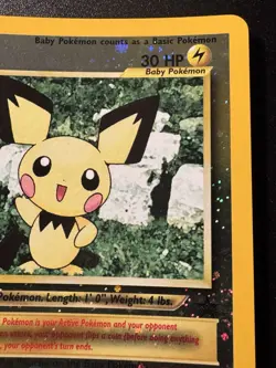 Pichu Promo 35 WoTC Black Star Promo Pokemon Card Holo Foil Rare Near Mint - Image 4