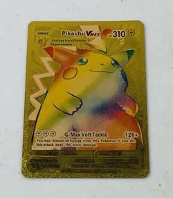 Lot of 4 Golden Pikachu Pokemon Cards (Description below) - Image 4