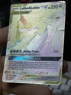Latias & Latios GX 190/181 Team Up 2019 Secret Tag Team Holo Pokemon Card TCG - Image 5
