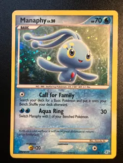 4/12 Manaphy Pokemon TCG Card - LP - Image 1