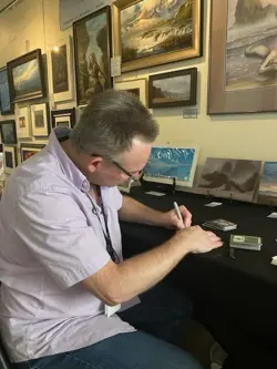 ROB ALEXANDER - SIGNED M:tG MTG BETA BADLANDS Play Card! - Image 3