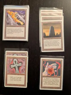 REVISED * Artifacts Lot of 39: Ankh of Mishra, Basalt Monolith * Mostly NM * MtG - Image 1