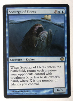 Scourge of Fleets 51/165 Journey into Nyx MTG Magic the Gathering LP - Image 1