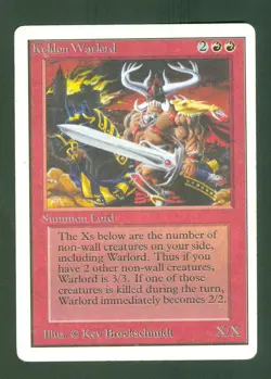 KELDON WARLORD UNLIMITED uncommon Magic the Gathering - Image 1