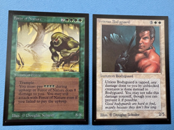 MTG International Ed, Force of Nature and Veteran Bodyguard! 1994 Vintage Magic! - Image 1