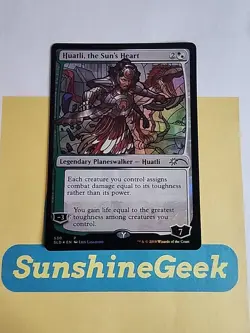 Huatli, the Sun's Heart (Stained Glass) Secret Lair Drop Foil - Image 1