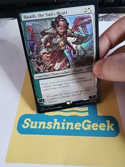 Huatli, the Sun's Heart (Stained Glass) Secret Lair Drop Foil - Image 2