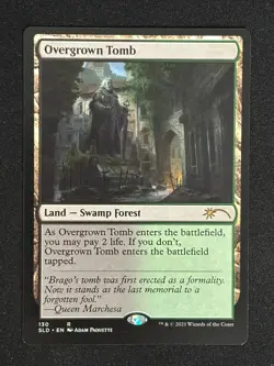 1x MTG Overgrown Tomb - Secret Lair Drop Series (SLD) #130 - Magic the Gathering - Image 1