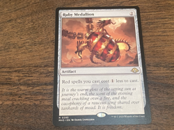 WotC MAGIC the Gathering MODERN HORIZONS 3 unplayed mint rare RUBY MEDALLION - Image 2