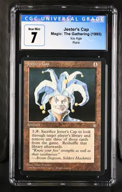 JESTER'S CAP Ice Age Rare CGC 7 MTG [Nostalgium] - Image 1