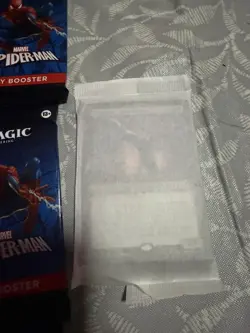 Magic The Gathering: Spider-Man Sealed Play Booster Pack x9 + Gwenom Foil - Image 2