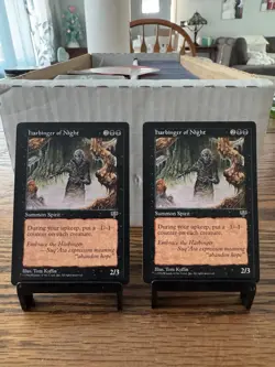 Lot Of 2 Harbinger of Night - Magic The Gathering MTG - Mirage *NM LP* Free Ship - Image 1
