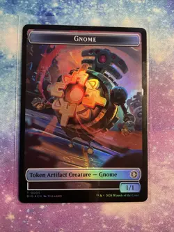 MTG - Mercenary/Gnome Token (Foil) - Outlaws of Thunder Junction NM/M Condition - Image 1