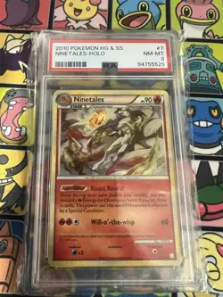 Ninetales 7/123 Heart Gold Soul Silver PSA Graded 8 English Pokemon TCG - Image 1