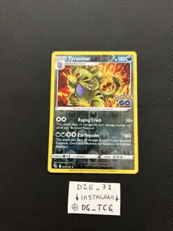 Pokemon Go - Tyranitar - 043/078 - Reverse Holo - NM - Image 1