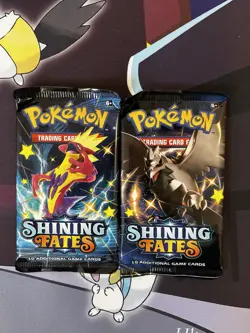 Pokemon TCG Shining Fates 2 Sealed Booster Packs - Image 1