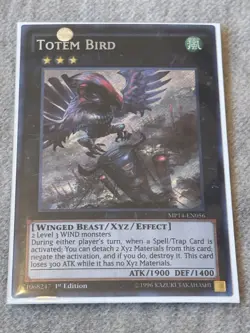 Yugioh Totem Bird MP14-EN056 2014 Mega-Tins Mega Pack 1st Edition LP+ - Image 1